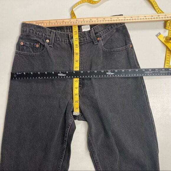 LEVI STRAUSS Vintage 550 women’s Black ( faded) Jeans Size 13 Juniors - Picture 3 of 10